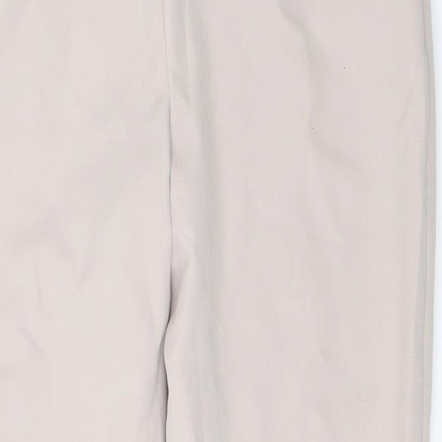 Boohoo Womens Beige   Dress Pants Trousers Size 14 L26 in
