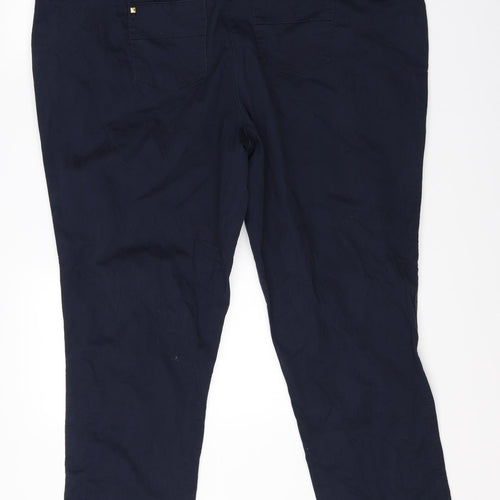 George Womens Blue   Chino Trousers Size 24 L30 in