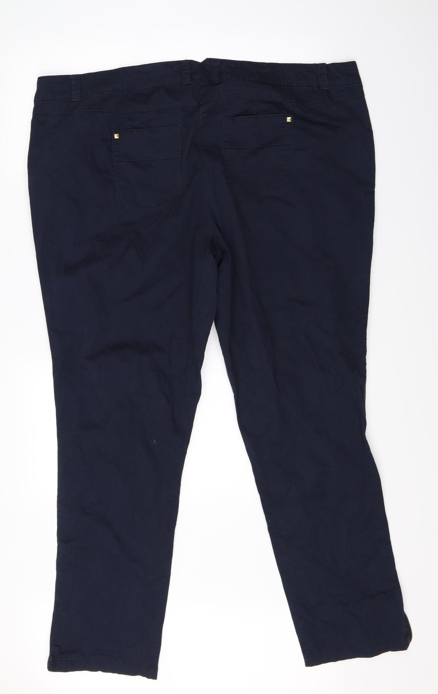 George Womens Blue   Chino Trousers Size 24 L30 in