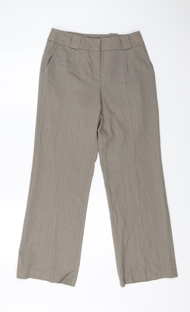 BHS Womens Beige   Dress Pants Trousers Size 8 L25 in