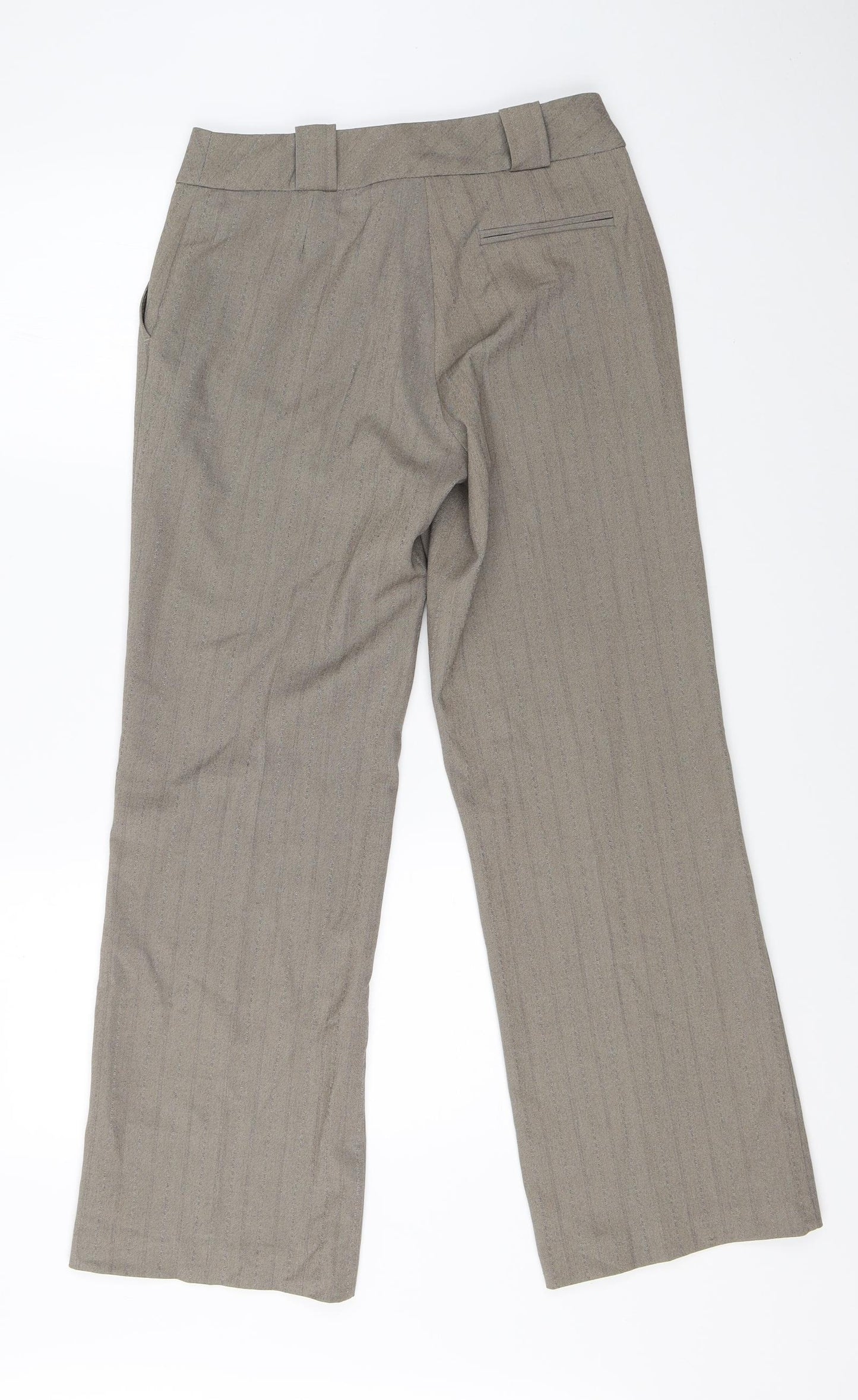BHS Womens Beige   Dress Pants Trousers Size 8 L25 in