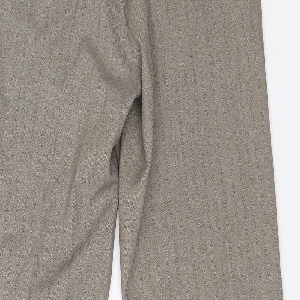 BHS Womens Beige   Dress Pants Trousers Size 8 L25 in