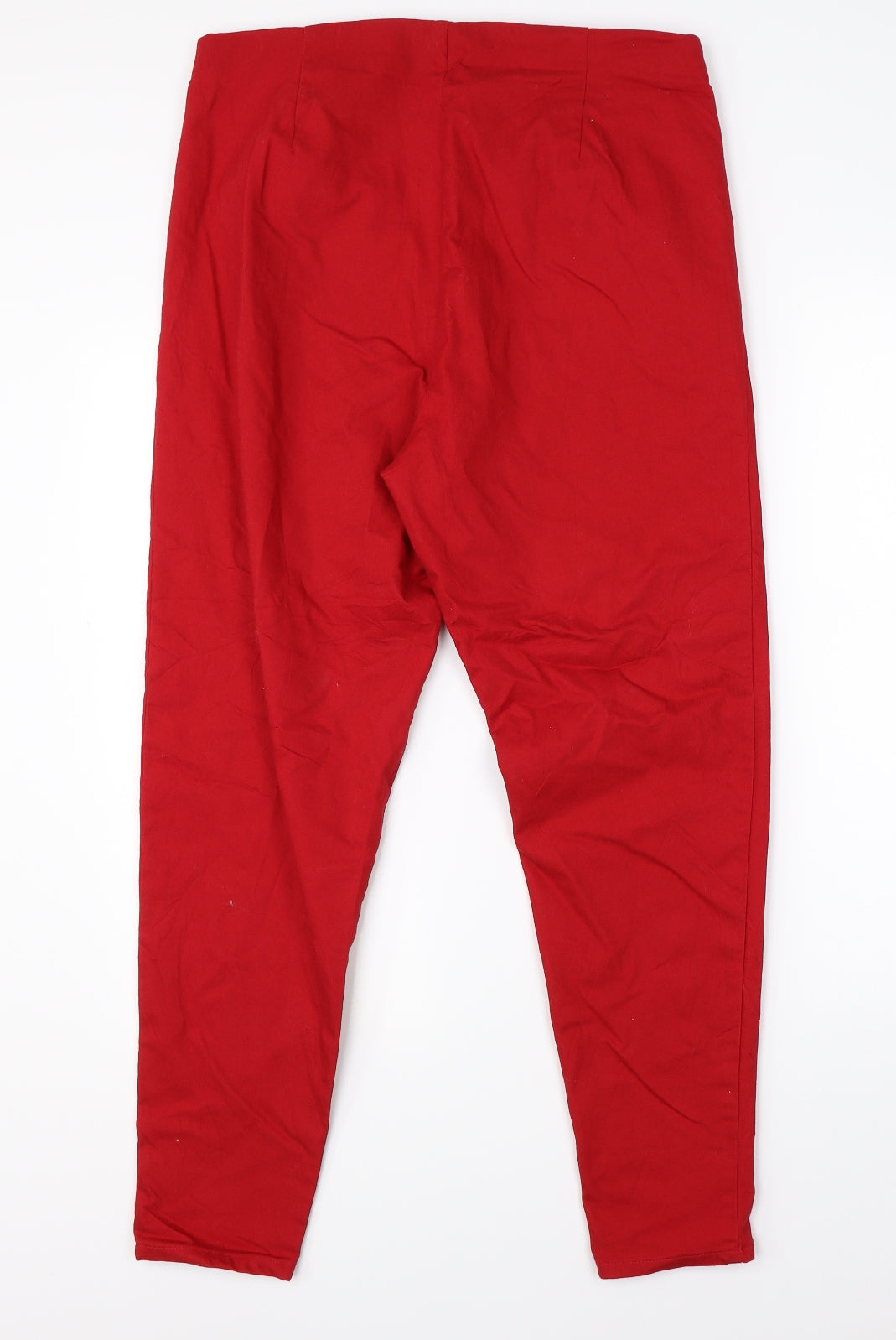 George Womens Red  Denim Jegging Jeans Size 16 L26 in