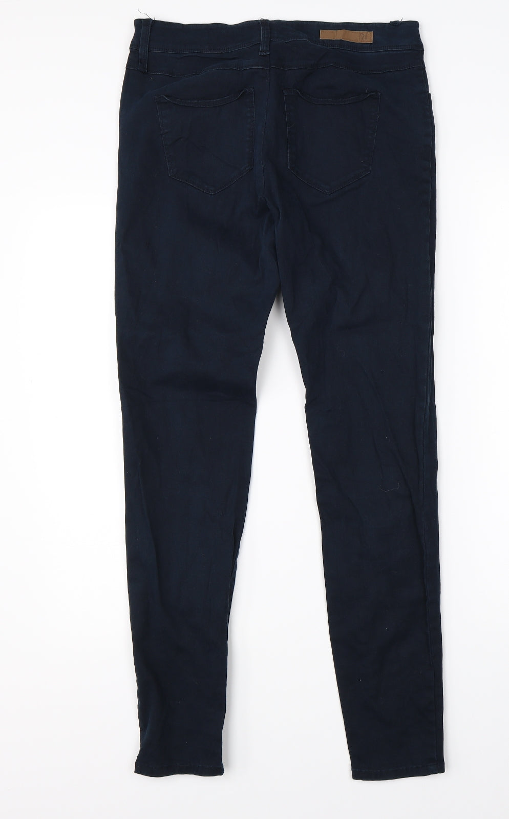 River Island Womens Blue   Chino Trousers Size 12 L27 in