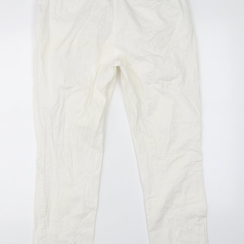Number One Womens White   Trousers  Size 10 L26 in