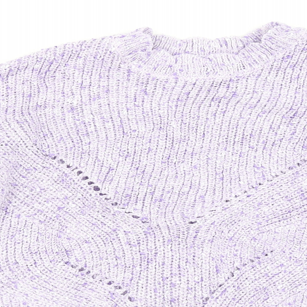 George Womens Purple   Pullover Jumper Size S