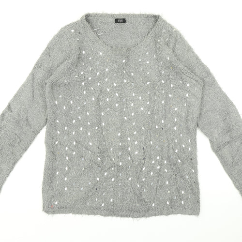 F&F Womens Grey   Pullover Jumper Size 10