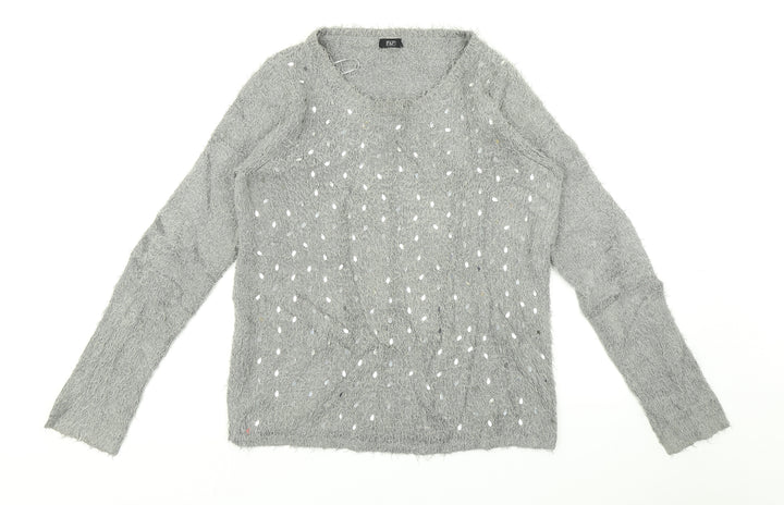 F&F Womens Grey   Pullover Jumper Size 10