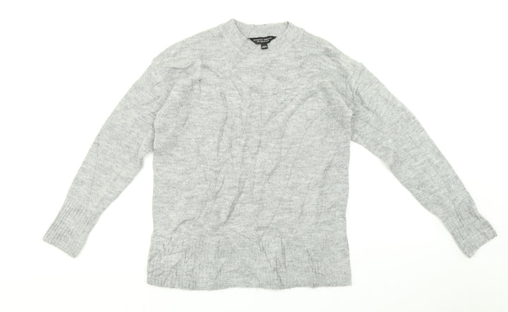 Dorothy Perkins Womens Grey Pullover Jumper Size 10