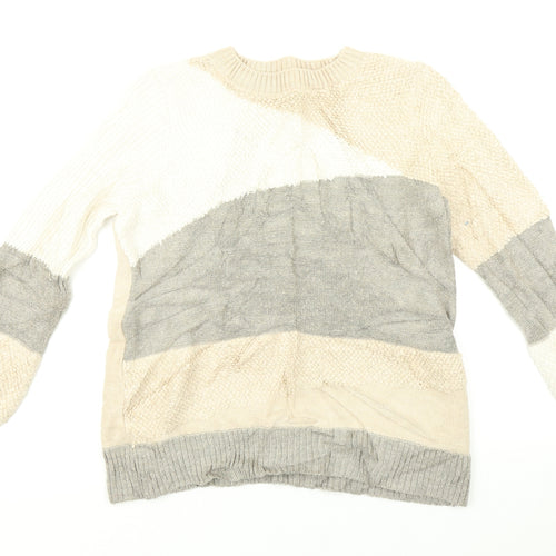M&Co Womens Multicoloured   Pullover Jumper Size 12