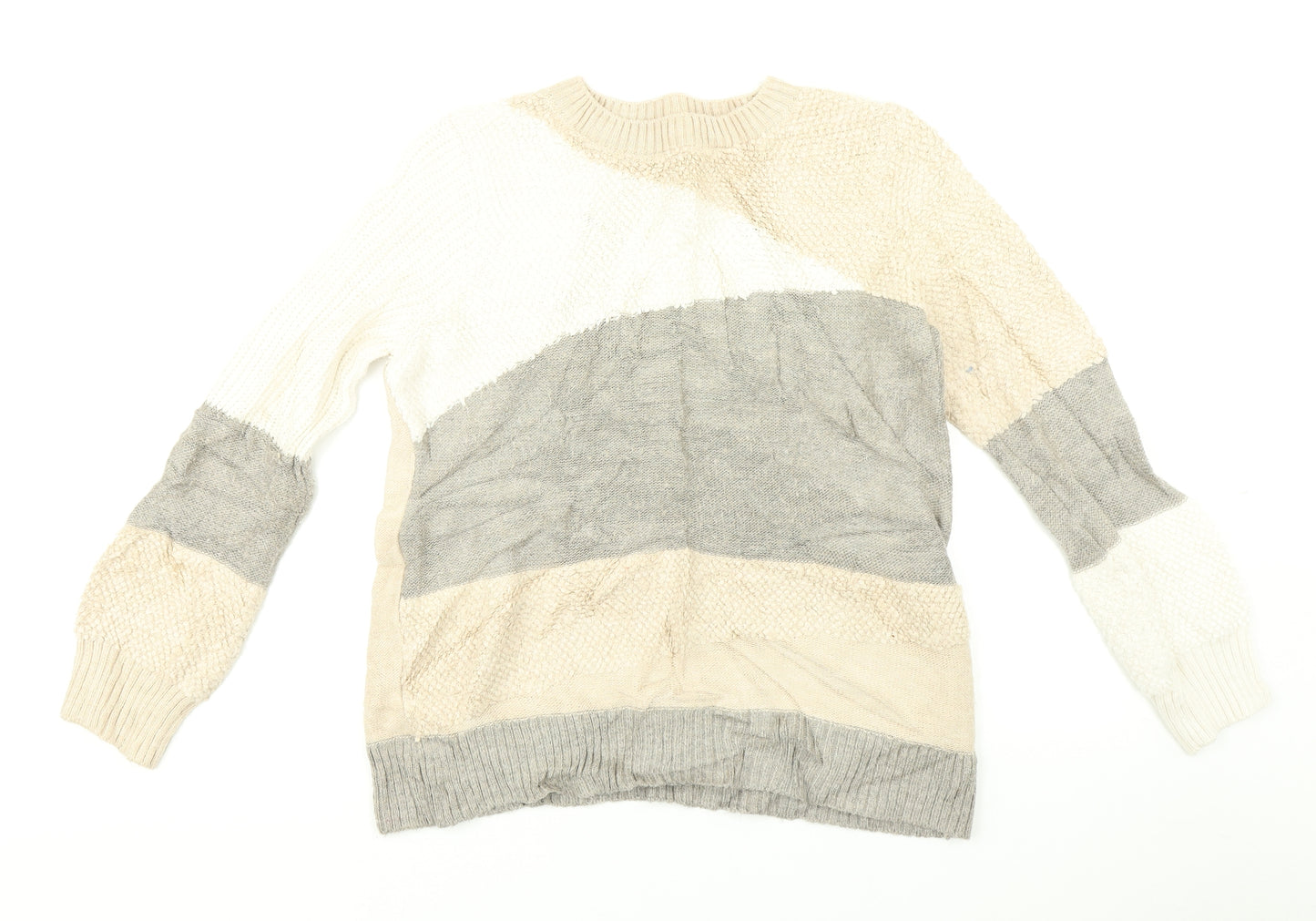 M&Co Womens Multicoloured   Pullover Jumper Size 12