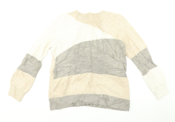 M&Co Womens Multicoloured   Pullover Jumper Size 12