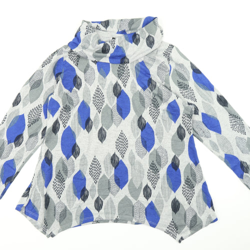 tigi Womens Multicoloured Geometric  Pullover Jumper Size 18