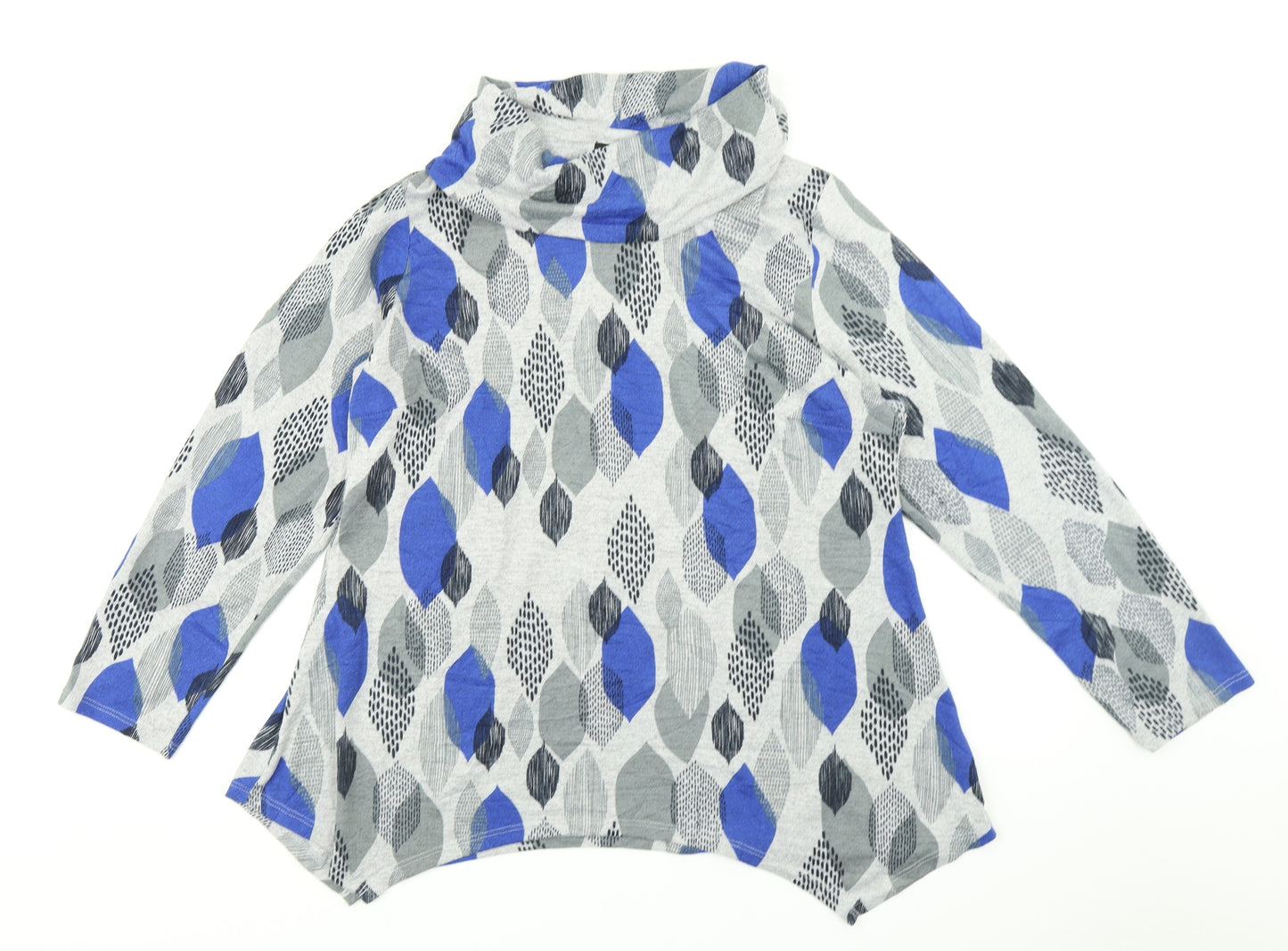 tigi Womens Multicoloured Geometric  Pullover Jumper Size 18