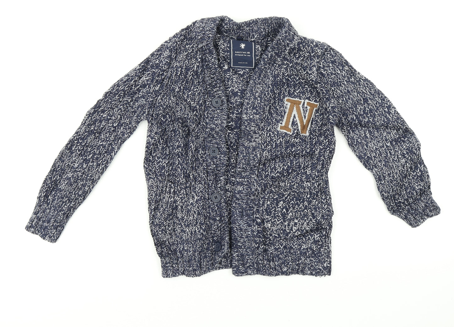 NEXT Girls Blue   Cardigan Jumper Size 3-4 Years