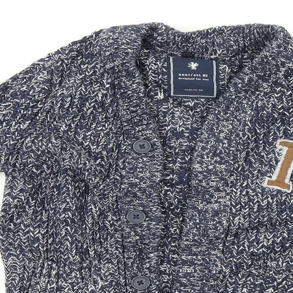 NEXT Girls Blue   Cardigan Jumper Size 3-4 Years