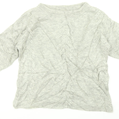 Marks and Spencer Womens Grey   Pullover Jumper Size 8