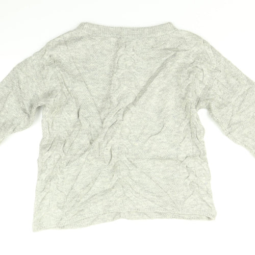 Marks and Spencer Womens Grey   Pullover Jumper Size 8