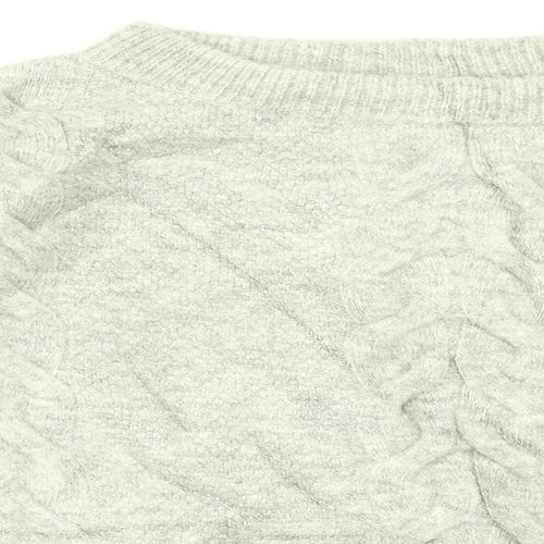 Marks and Spencer Womens Grey   Pullover Jumper Size 8