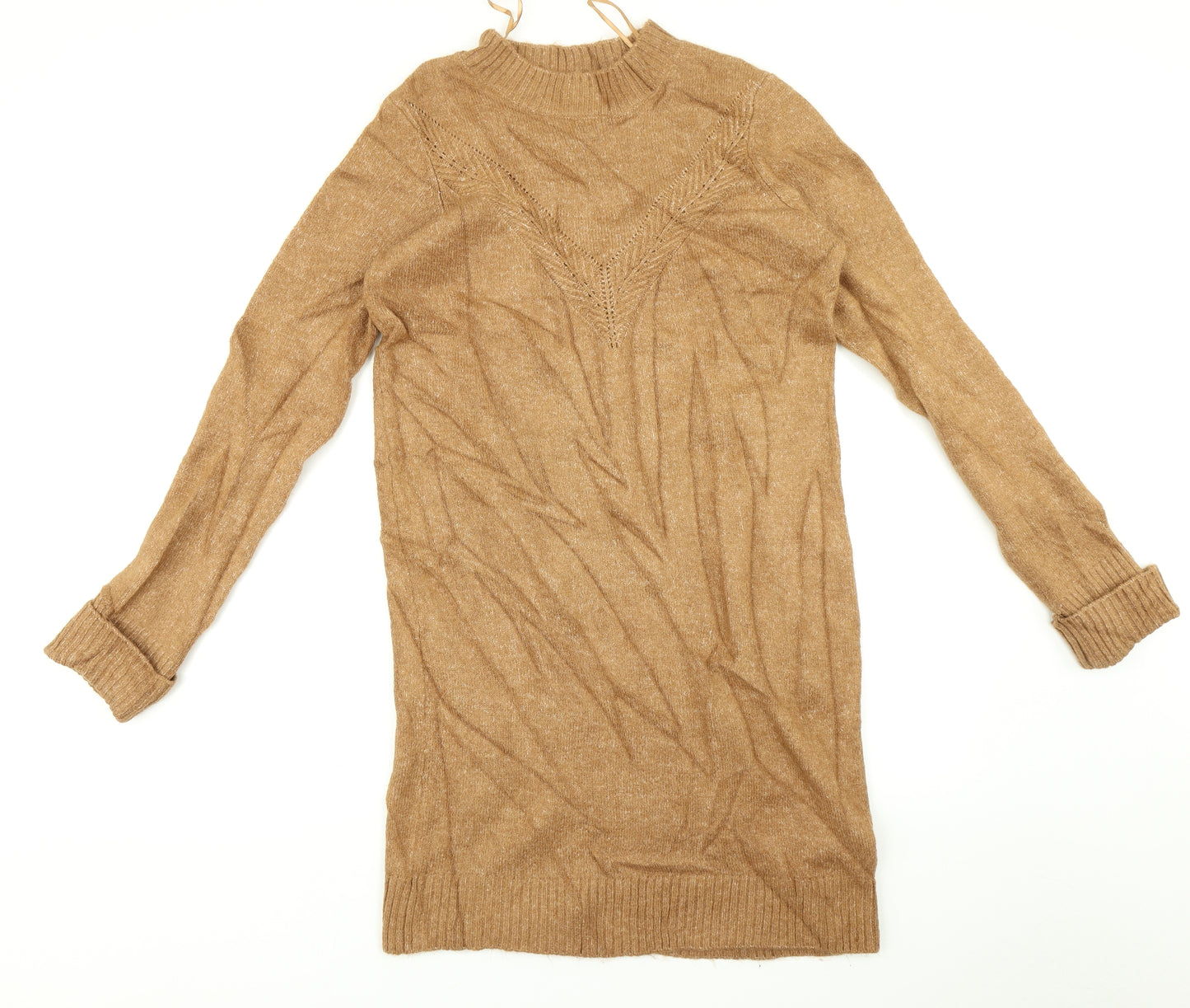 Collection Pimkle Womens Brown   Jumper Dress  Size M