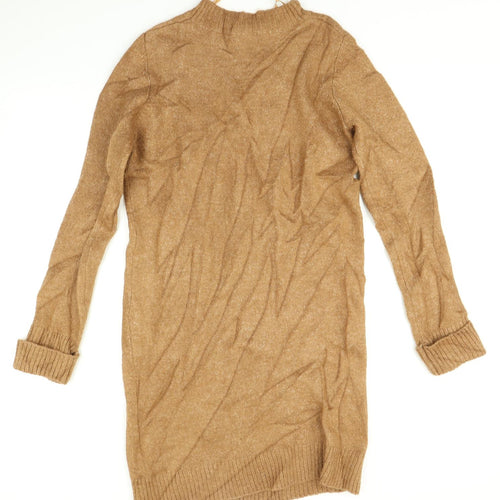 Collection Pimkle Womens Brown   Jumper Dress  Size M
