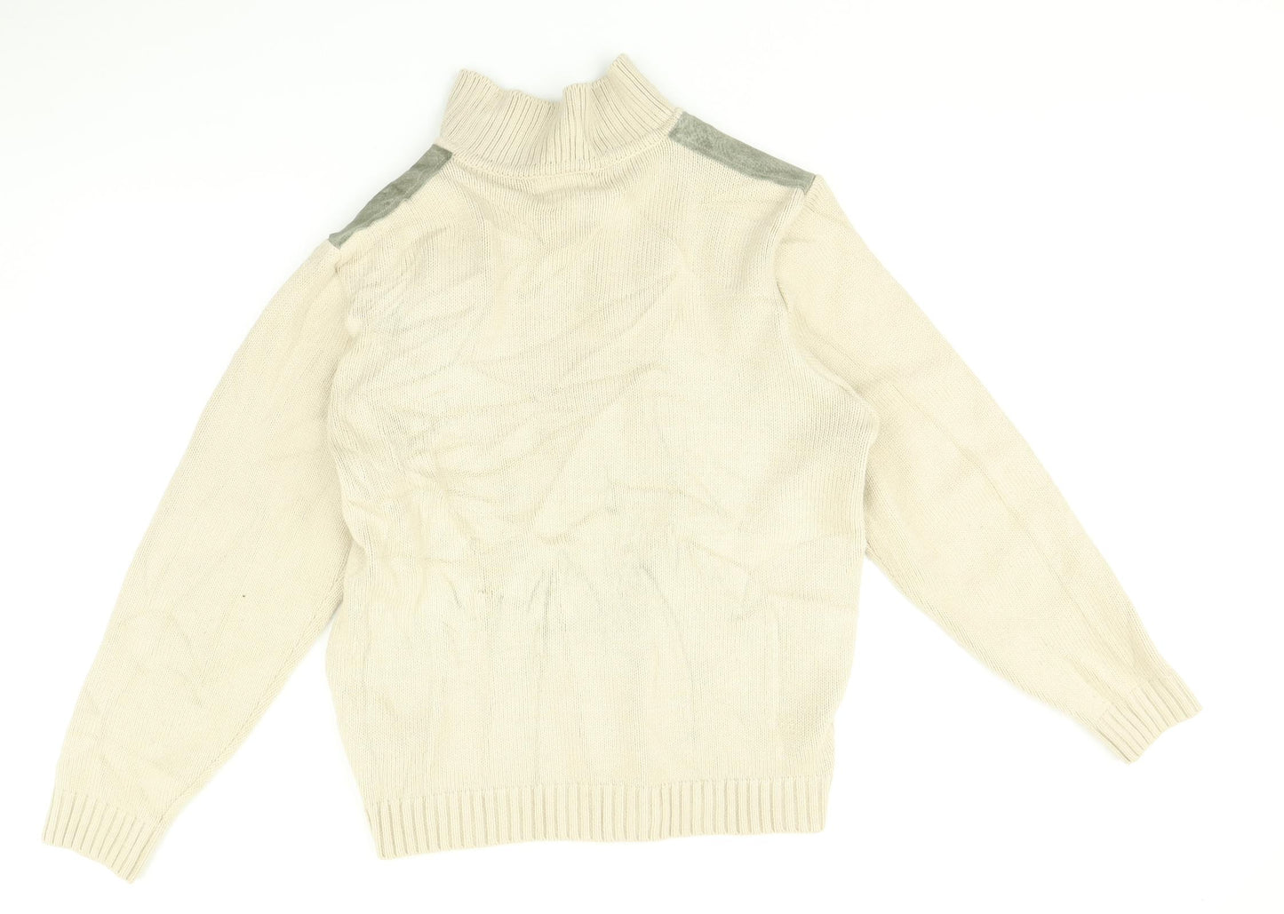 Marks and Spencers Mens Multicoloured Striped  Cardigan Jumper Size M