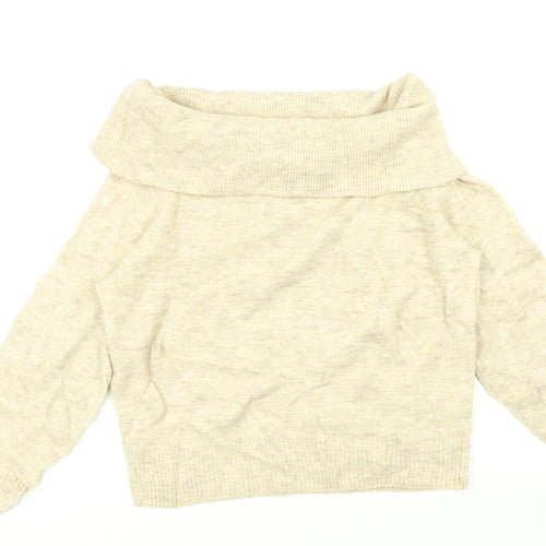 H&M Womens Beige   Pullover Jumper Size XS