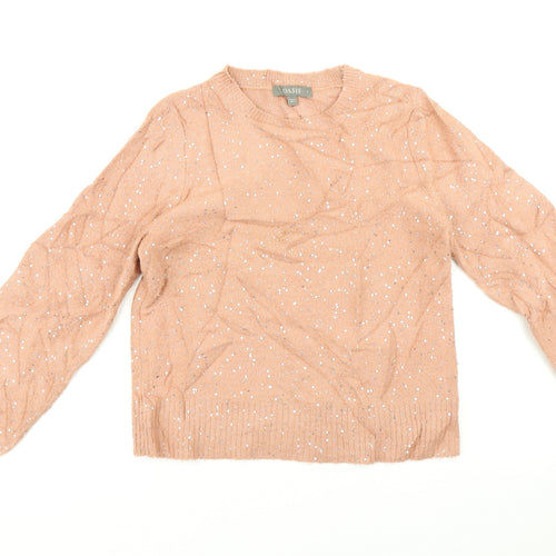 Oasis Womens Pink   Pullover Jumper Size S