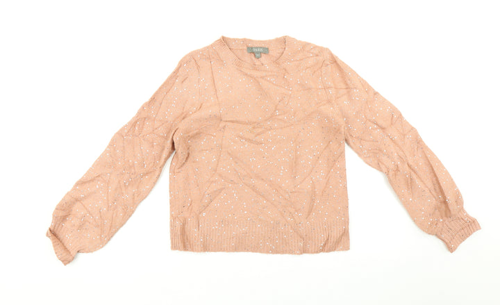 Oasis Womens Pink Pullover Jumper Size S