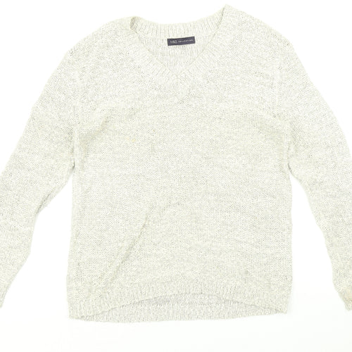 mark and spencers Womens Grey   Pullover Jumper Size 12