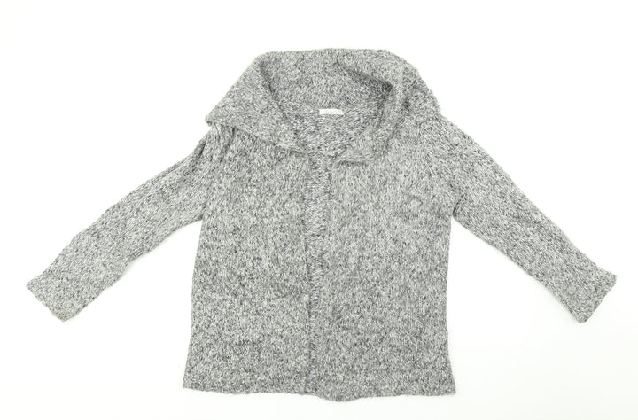 Berkertex Womens Grey Cardigan Jumper Size 12