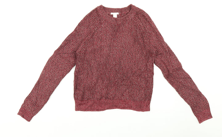 H&M Womens Purple Pullover Jumper Size M