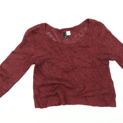 H&M Womens Purple   Pullover Jumper Size 6