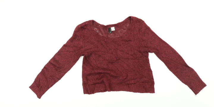 H&M Womens Purple Pullover Jumper Size 6