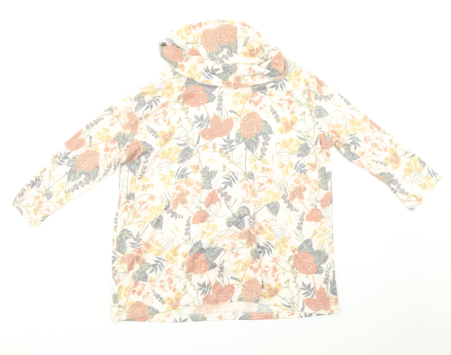 Edinburgh Woolen Mill  Womens Multicoloured Floral  Pullover Jumper Size L