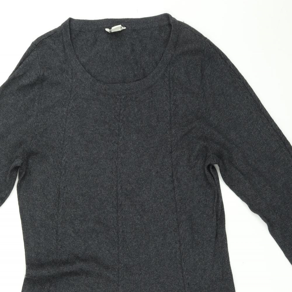 Monsoon Womens Grey   Fit & Flare  Size 14