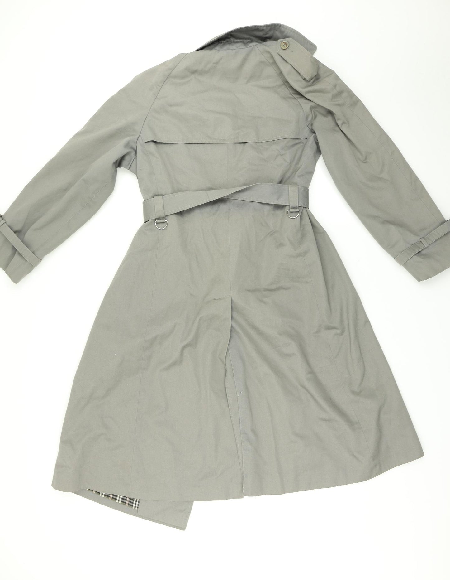 Danmimac Womens Grey   Trench Coat Coat Size M
