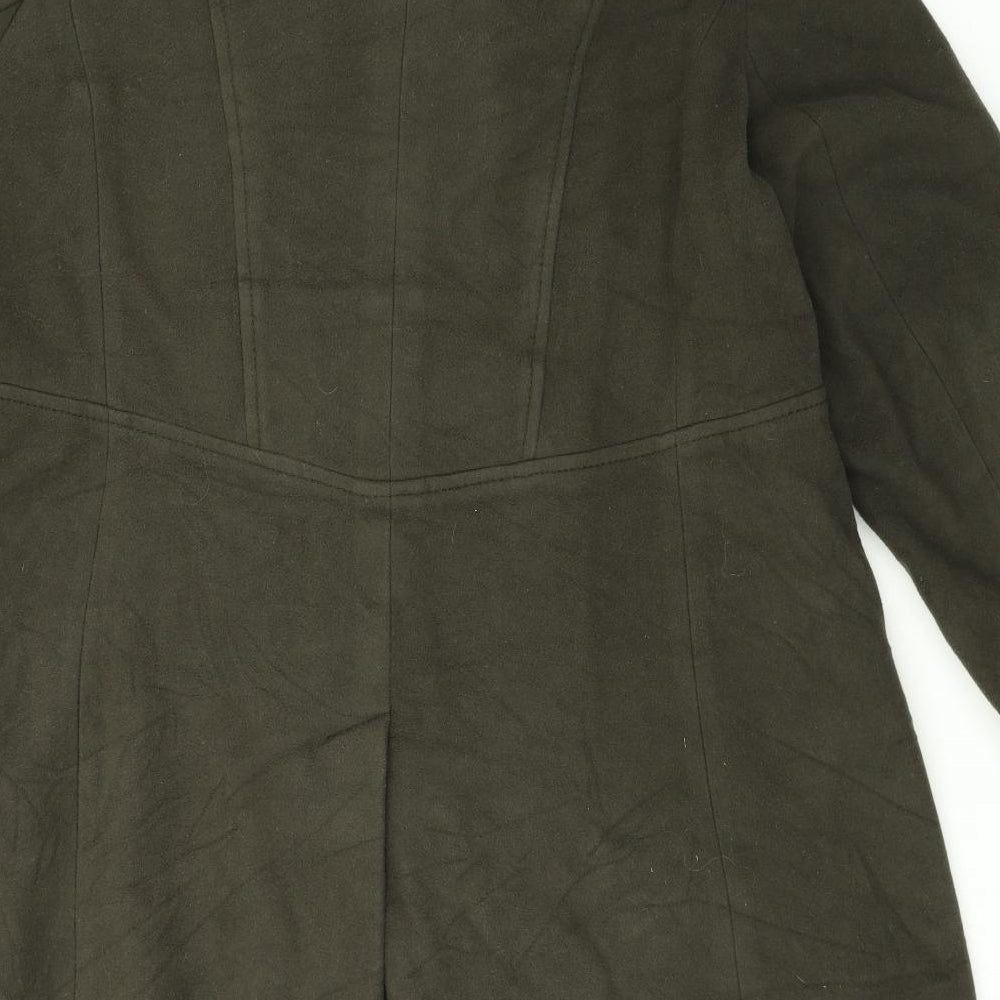 Marks and Spencer Womens Green   Overcoat Coat Size 22