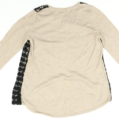 Marks and spencers Womens Multicoloured   Pullover Jumper Size 10  - Lace Front