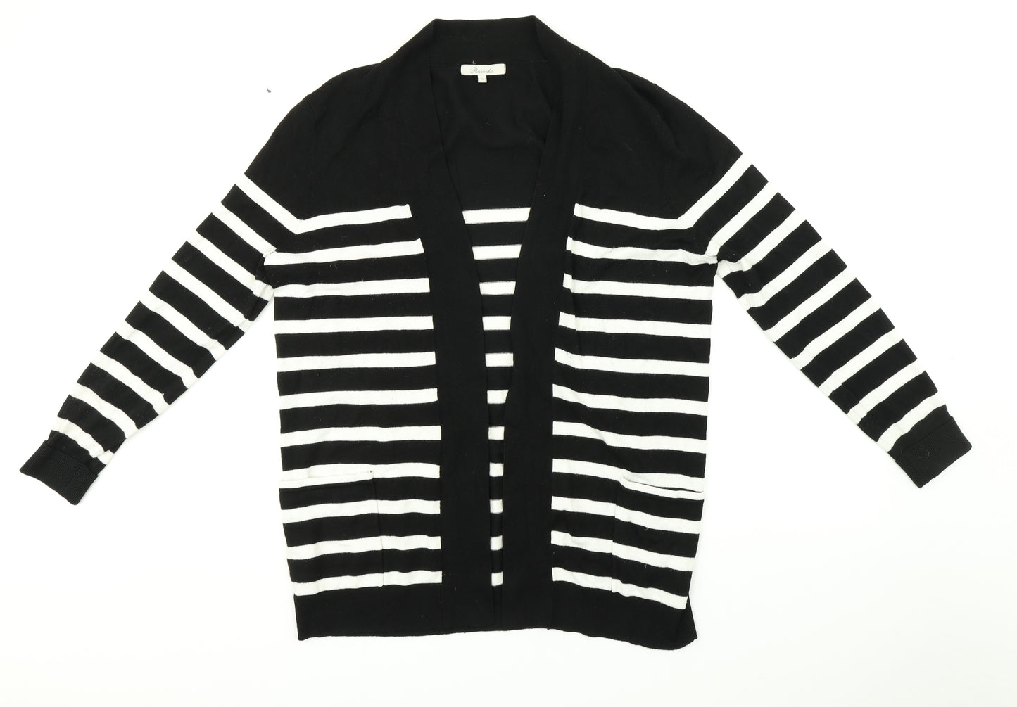 Peacocks Womens Multicoloured Striped  Cardigan Jumper Size 16