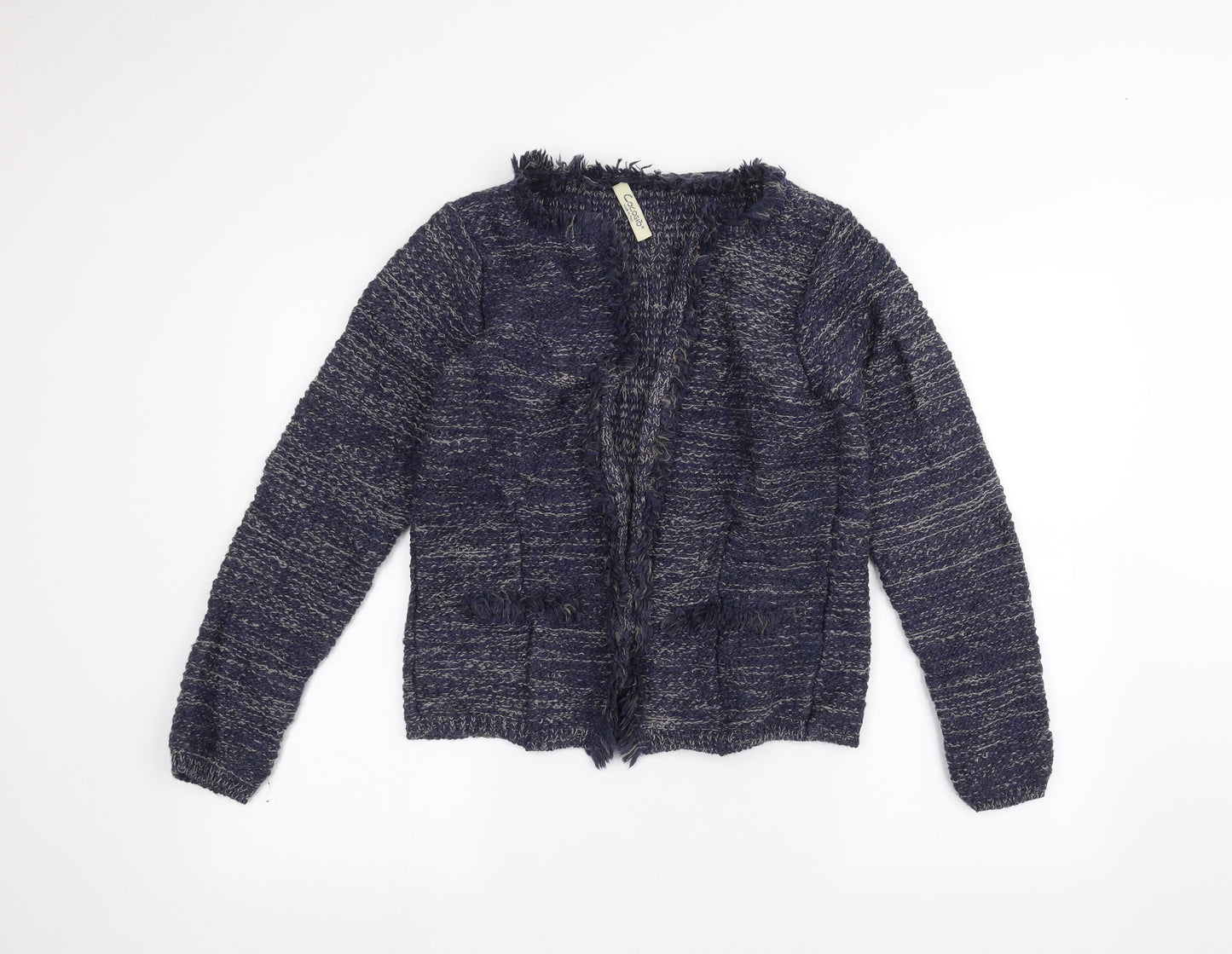 Cocogio Womens Blue   Jacket Coatigan Size 12