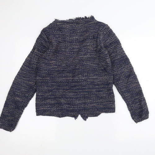 Cocogio Womens Blue   Jacket Coatigan Size 12