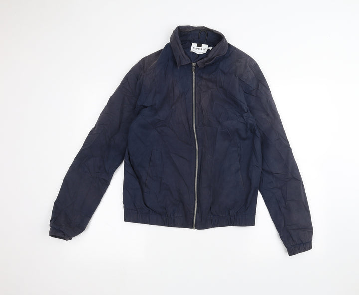 Topman Mens Blue Jacket Size S