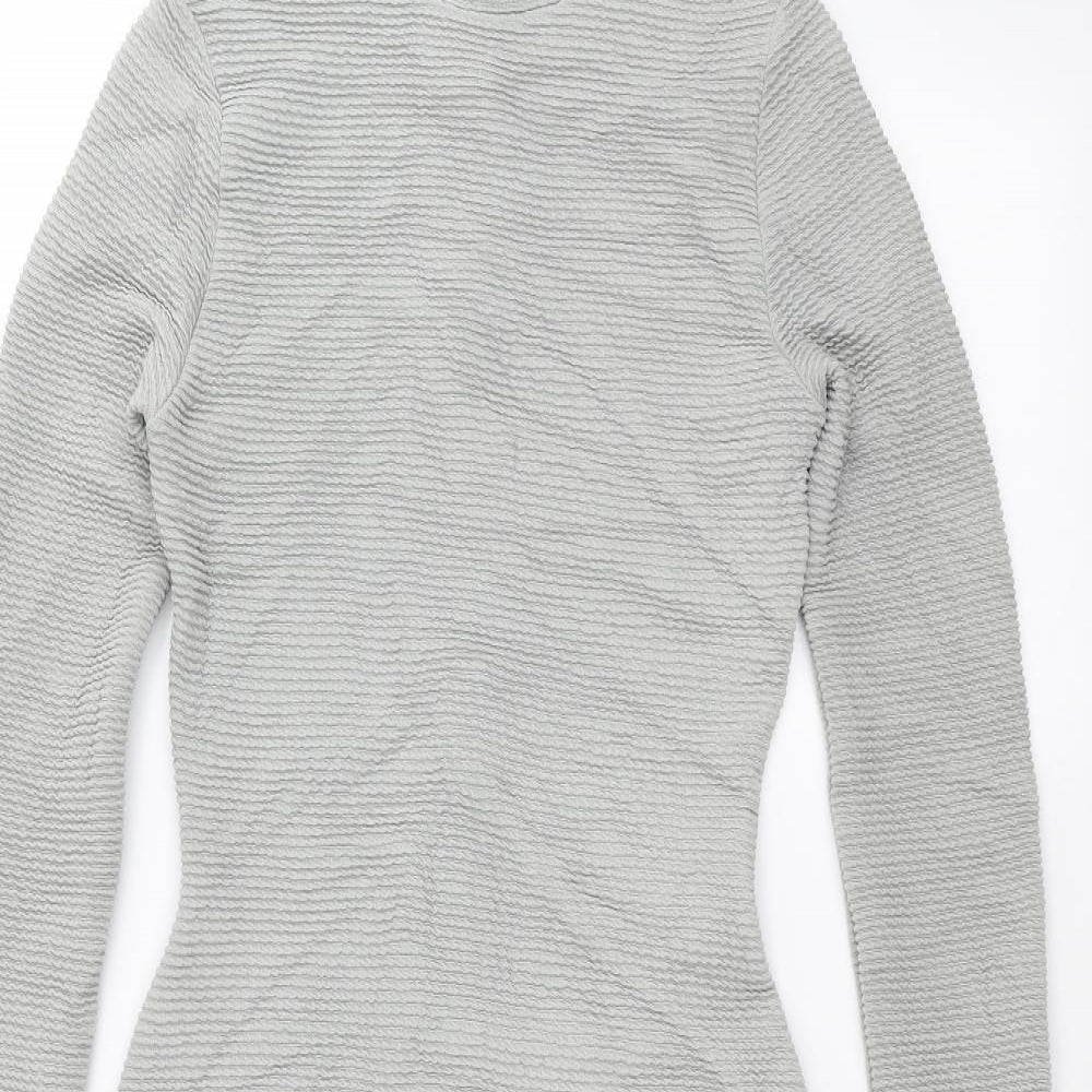 Missguided Womens Grey   Pencil Dress  Size 6