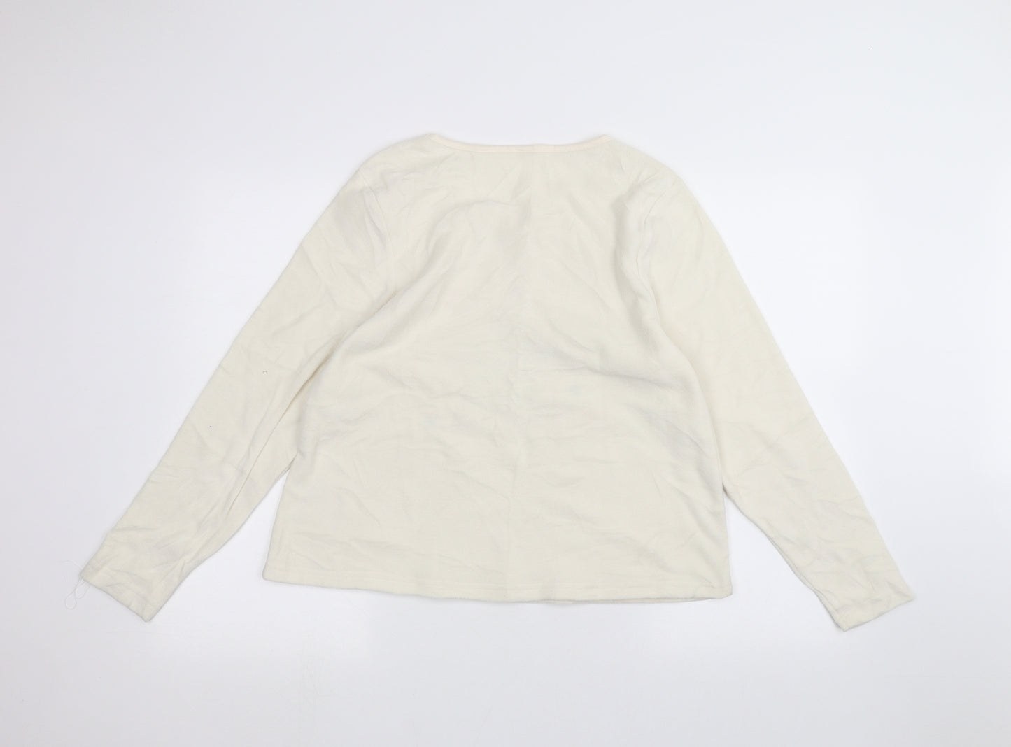 Matalan Womens White   Pullover Jumper Size M