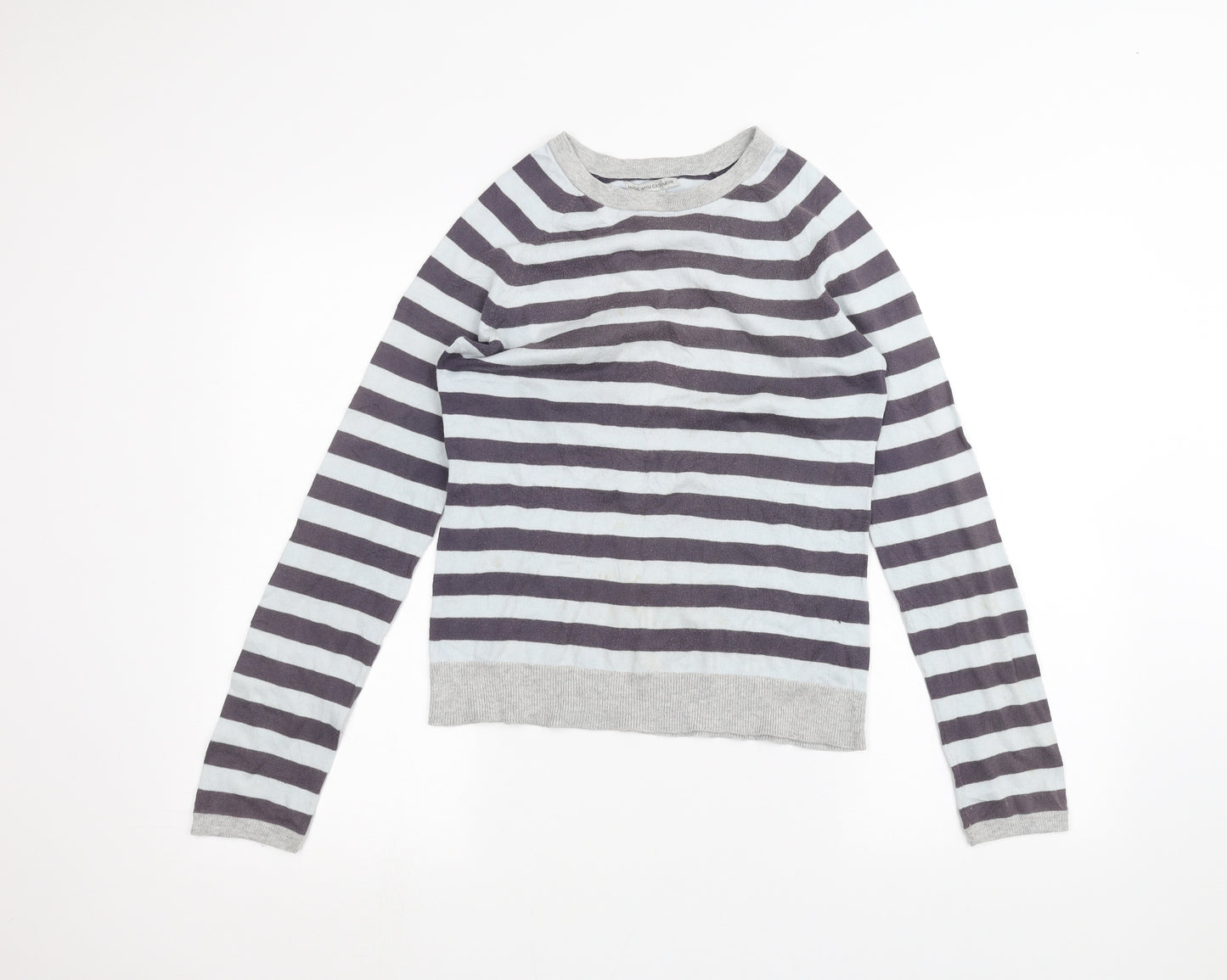 Gap Womens Blue Striped  Basic T-Shirt Size S
