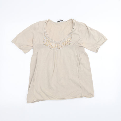 Kookai Womens Brown   Basic T-Shirt Size M