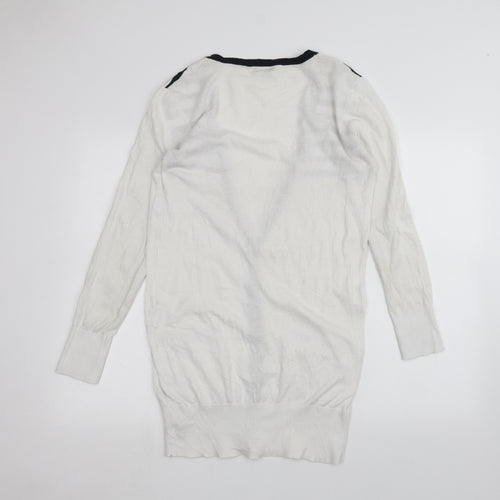 F&F Womens White   Cardigan Jumper Size 14