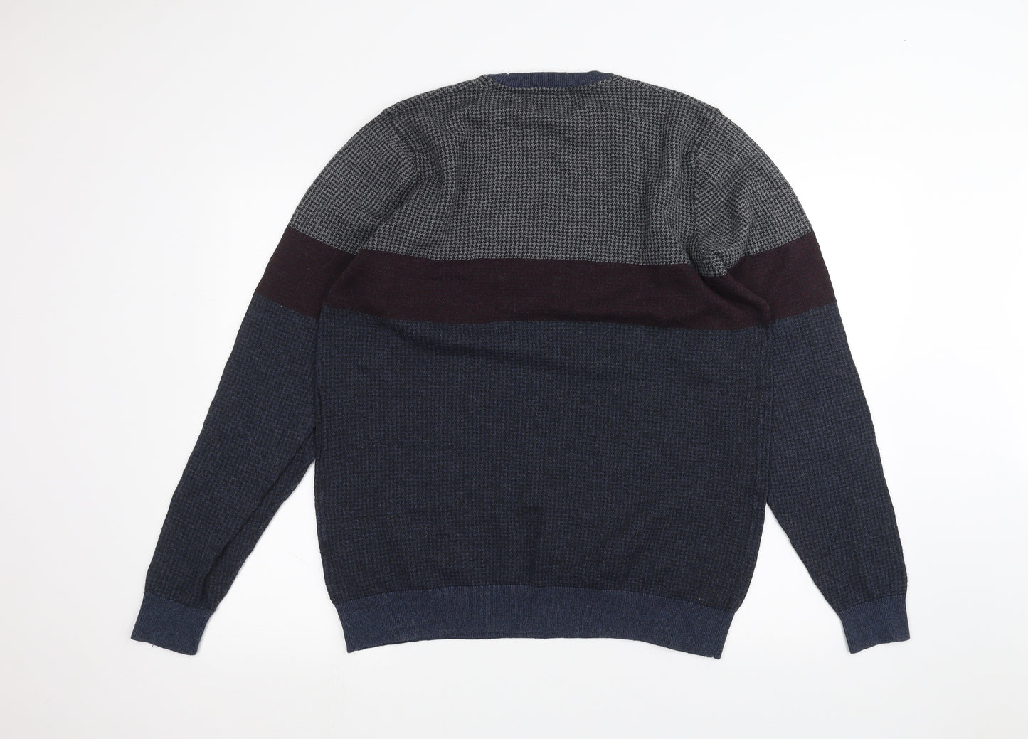 Marks and Spencer Mens Blue   Pullover Jumper Size L