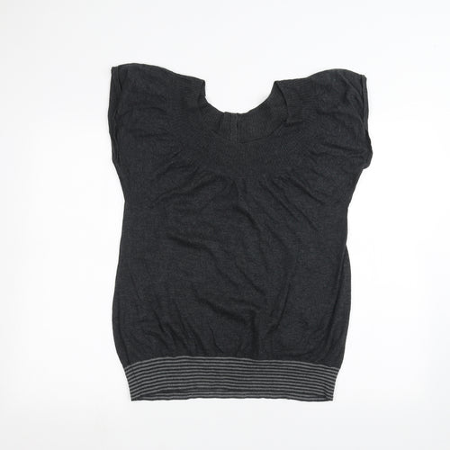 Aphorism Womens Grey   Basic T-Shirt Size L